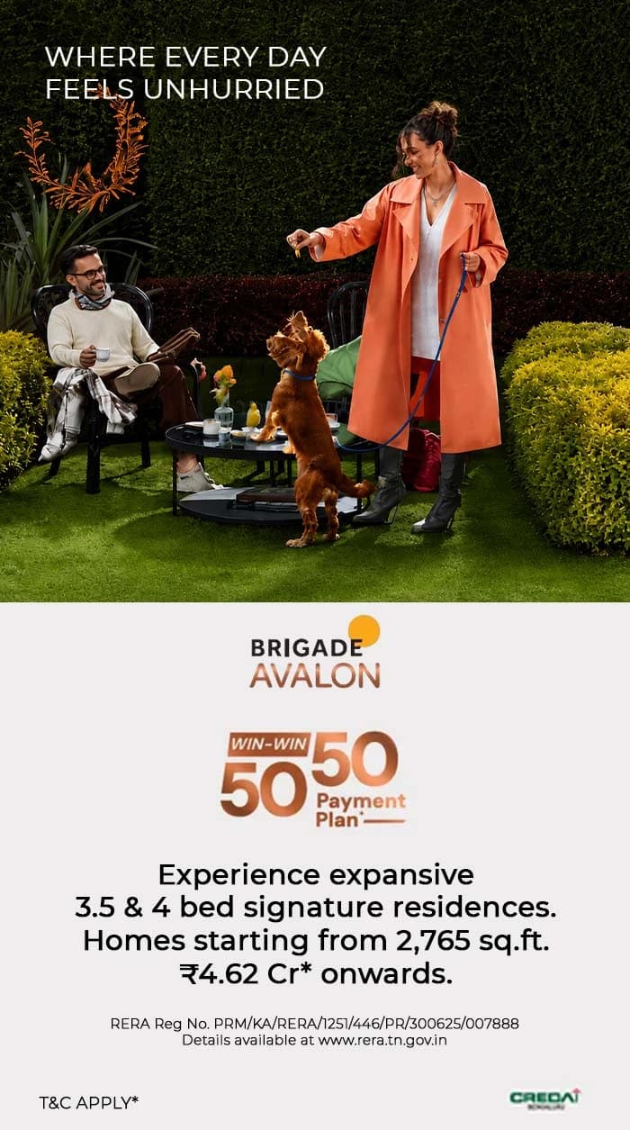 Brigade Avalon premium residential project in Whitefield, Bangalore Bangalore