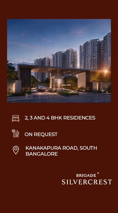 Brigade Silvercrest premium residential project in Kanakapura Road, South Bangalore Bangalore