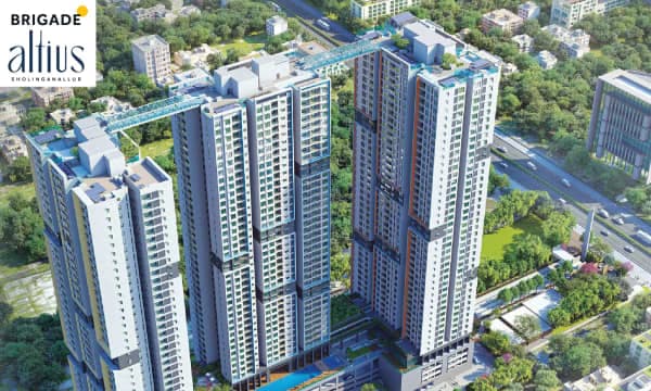 Brigade Altius luxury apartments in Sholinganallur, Chennai